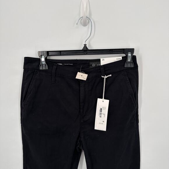 AG JEANS Adriano Goldschemid NWT Caden Tailored Trouser in Sulfur Black // 25 - Picture 13 of 16